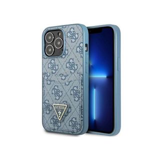Étui Rigide Guess Pour Iphone 13 Pro 13 6.1 Logo Triangle Fente Pour Cartes