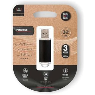 Mémoire USB - TECH ONE TECH - BASIC MEMORIA - 32GB - USB 2.0 - Transferts rapides