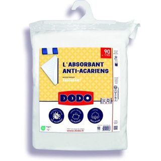 Protège Matelas Absorbant - DODO - 90 x 190 cm - Coton - Anti-acariens
