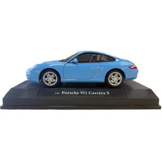 Voiture miniature de collection - CARARAMA - Porsche 911 Carrera S Coupé - Bleu - 1/24