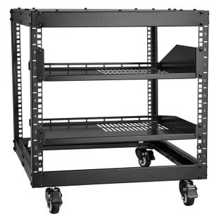 VEVOR Rack de Serveur à Cadre Ouvert 9U-VEVOR-Réglable 584 2-1016 mm-pour Équipements Informatiques Réseau Routeur