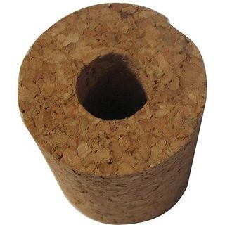 Bouchon percé en liège - BOUCHONNERIE JOCONDI - 33x30x25 Ø12mm