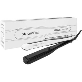 Lisseur vapeur professionnel - L’ORÉAL PROFESSIONNEL - SteamPod 3 - Flux de vapeur continu - Effet wavy sans effort - Blanc/noir