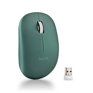 Souris optique sans fil - NGS - FOG PRO GREEN - 1000 DPI - Boutons silencieux - Couleur verte