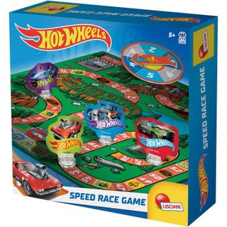 Jeu de l’oie de Vitesse - Jeu de Parcours - HOTWHEELS - LISCIANIGIOCHI - De 2 à 4 joueurs - Dès 5 ans