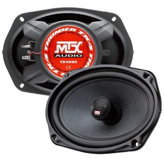 Coaxiaux 2 voies - MTX AUDIO - 16x23cm (6x9) - 4Ω - 100Wrms - Bobine Ø30mm en TIL - Tweeter néodyme Ø25mm dôme soie