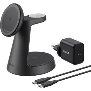 Chargeur sans fil - ANKER - MagGo - 15W - 3-en-1 - Certifié Qi2