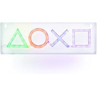 PlayStation Icons Lumière LED Néons - sous Licence Officielle - 30 cm - Fixation Murale - Alimenté par USB