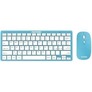Celly Kit Clavier et Souris Sans Fil Bleu Clair