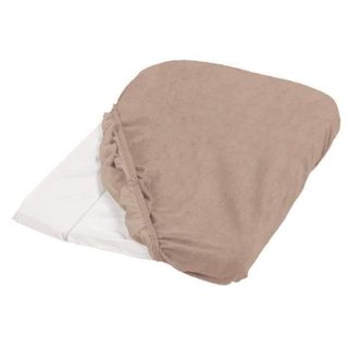 Lot 2 Housses de matelas à langer TINEO - Noisette