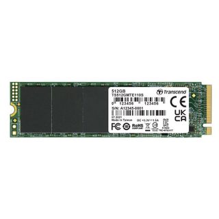 Transcend Disque Dur interne TRANSCEND 512GB M.2 2280 PCIe Gen3x4 3D TLC