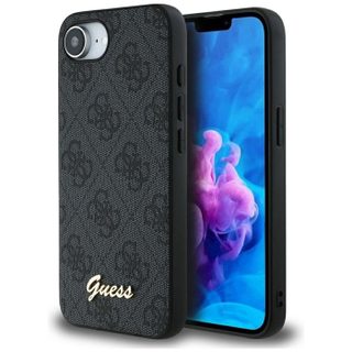 Coque Guess Hardcase 4G Script Logo pour iPhone 16e - Black