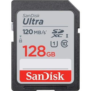 Carte mémoire SDXC SanDisk Ultra 128 Go - Classe 10 - Vitesse de transfert jusquà 120 Mo/s