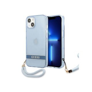 Guess Coque Rigide Pour Iphone 13 Mini 5.4 Translucide Stap Haute Qualité