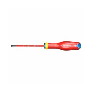 Tournevis électricien - FACOM - Protwist® - Isolé 1000V - PZ0 - 3x75mm - Soft Grip