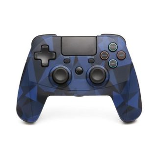 Manette de jeu - SNAKEBYTE - Game Pad S sans fil pour PS4 - Bluetooth - Camouflage bleu - Vibration