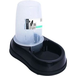 MPETS Distributeur deau WATER DISPENSER - Pour chat et chien - 1500ml - Noir