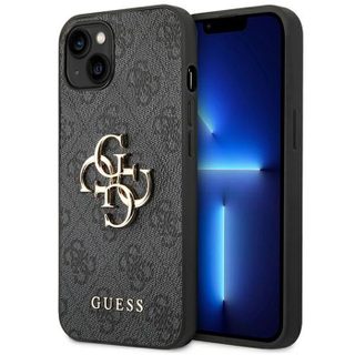 Coque de téléphone - Guess - 4G - iPhone 14 - Logo en métal - Protection contre les chocs
