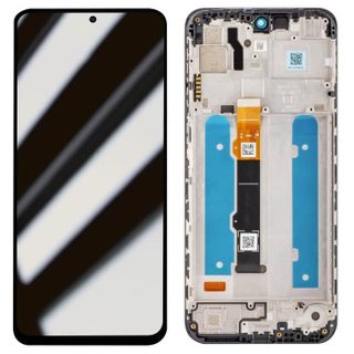Écran Original Motorola G41 LCD + Vitre Tactile (avec châssis) - MOTOROLA - Moto G41 - Gris - 110 g