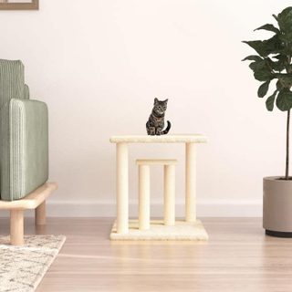 Vidaxl Arbres à chat avec plates-formes crème 50 cm 172043