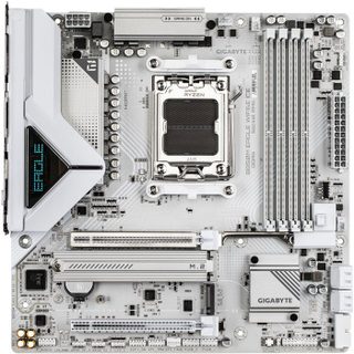 Gigabyte GIGABYTE - B850M EAGLE WF6E ICE - Format Micro-ATX - Chipset AMD B850 - DDR5 & PCIe 5.0 - WiFi 6E