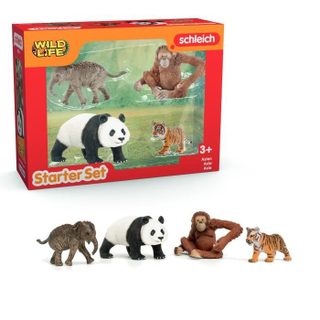 Mes Premiers Animaux dAsie Figurines danimaux SCHLEICH 42736 Wild Life dès 5 ans
