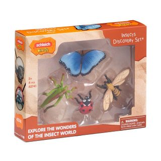 Set de figurines - SCHLEICH - 42741 - Set Insectes - Wild Life - 4 pièces - Dès 3 ans