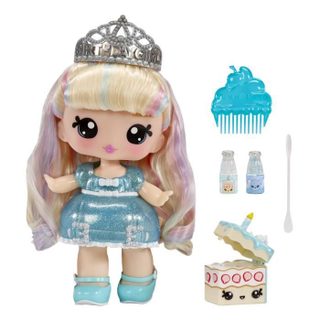 Yummiland - Grande poupée 25 cm à coiffer et câliner - Animal de compagnie + baumes à lèvre parfumé - Callie - Dès 4ans