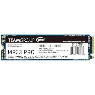 TEAMGROUP Disque dur - TEAMGROUP - MP33 Pro - 512 Go - PCI Express 3.0 - NVMe