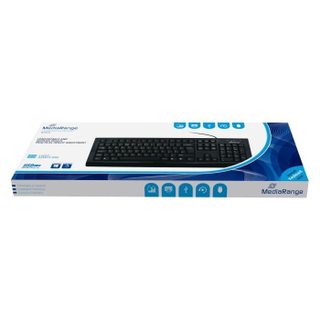 Clavier Mécanique - MediaRange - MROS101-FR - AZERTY - Filaire - USB - 105 Touches