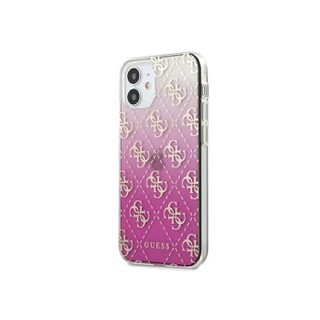 Coque Rigide Guess Pour Iphone 12 Mini 5.4 Rose Dégradé