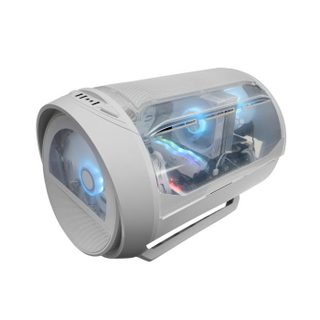 Mars Gaming Boîtier Gaming Mars Gaming MC-CYLON MicroATX Design Cylindrique Verre trempé 2 Ventilateurs