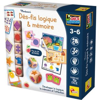 JOUER APPRENDRE Dé-fis Logiques & Mémoire - Jeu Éducatif - LISCIANIGIOCHI - Activités & Développement Cognitif - Dès 3 ans
