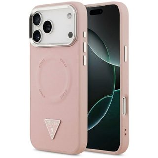Coque Guess Hardcase Triangle Logo MagSafe pour iPhone 17 Pro Max - Pink