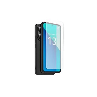 Coque et étui téléphone mobile Made For Xiaomi Pack Coque arriere semi-rigide noir & Protege-ecran en verre trempe pour Redmi Note 1