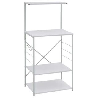 vidaXL Armoire à micro-ondes Blanc 60x39 6x123 cm Aggloméré