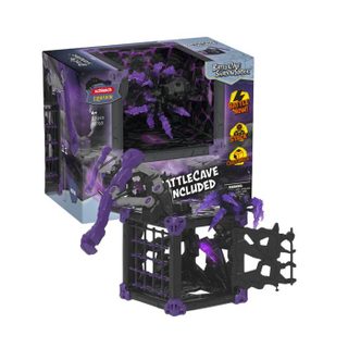Coffret BattleCave Schleich 42765 Araignée des Ténèbres - Eldrador Creatures - Grotte avec figurine - Trappe et cage - Dès 7 ans