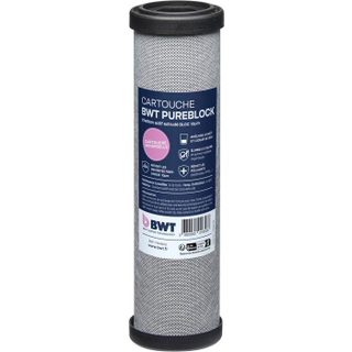 Cartouche charbon actif - BWT - PUREBLOCK 10 µm - Élimination goûts/odeurs/chlore/matières organiques - Filtration de finition