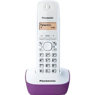 Panasonic KX-TG1611FRF Téléphone Sans Fil Base & Combiné ID de lAppelant LCD Répertoire Mémoire Rappel Réveil RÉPONDEUR