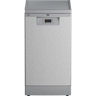 Lave-vaisselle pose libre BEKO BDFS15030X - 10 couverts - Induction - L45 cm - 47 dBA - Classe D - Inox Anti-trace