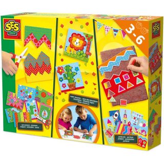 SES CREATIVE JApprends À Découper faire Des Mosaïques Et Perforer - 3 ans - Mixte