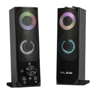 Haut-parleurs dordinateur 2.0 soundbar Blow MS-28 multicolore LED RGB backlight