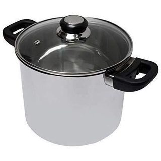 Traiteur - BAUMALU - Saphir - Inox - Couvercle verre - 24 cm - Poignées bakélite