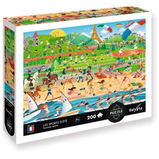 Puzzle - SENTOSPHERE - Calypto - 200 pièces - Les Sports dété - Dès 7 ans
