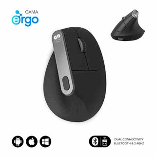 Souris ergonomique sans fil – Subblim – Vertical Ergo Dual – Noire