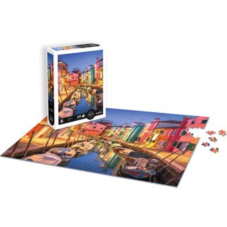 Puzzle - SENTOSPHERE - Calypto - 500 pièces XL - Burano Italie - Dès 8 ans