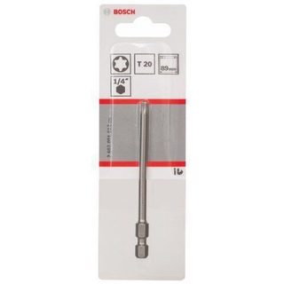 Embout de vissage - BOSCH - T20 - Longueur 89mm - Qualité extra dure - Torx