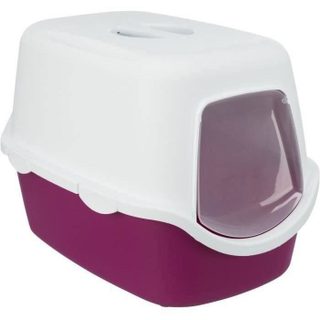 Trixie Vico Bac a litiere avec couvercle baie blanc 40 x 40 x 56 cm