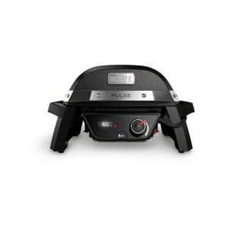 Barbecue électrique WEBER Pulse 1000 - 18 kW - Grilles en fonte dacier émaillée 41 x 31 cm - Noir