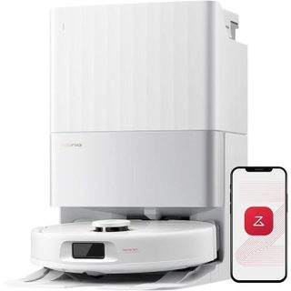 Roborock Qrevo S5V Aspirateur Robot Laveur 12000 Pa Brosse latérale et serpillière Extensibles Séchage à lair Chaud 5200 mAh